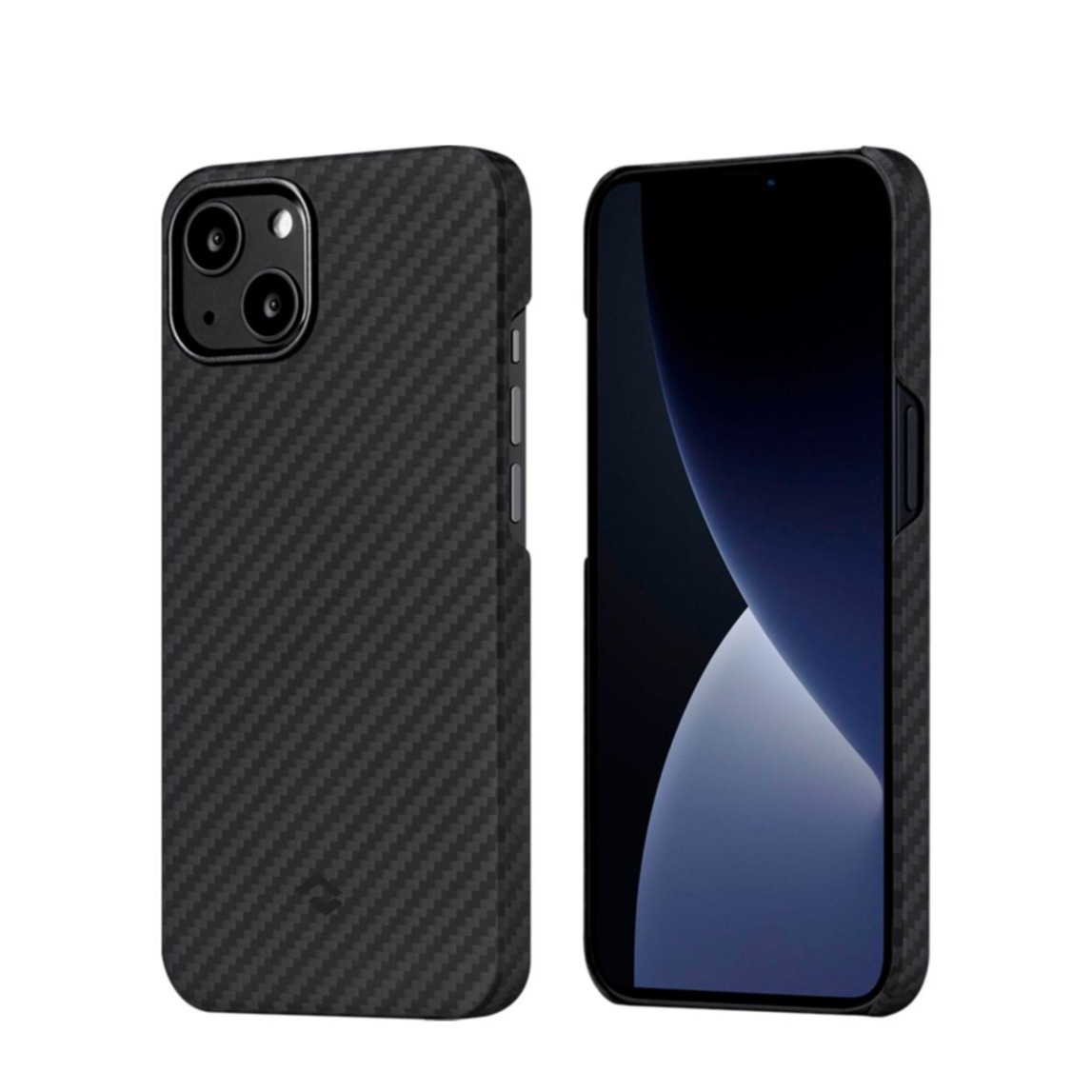 Image of Pitaka - iPhone 13 Mini MagEZ MagSafe Case 2 Aramid Schutzhülle (KI1301) - Schwarz (Carbon) bei Apfelkiste.ch