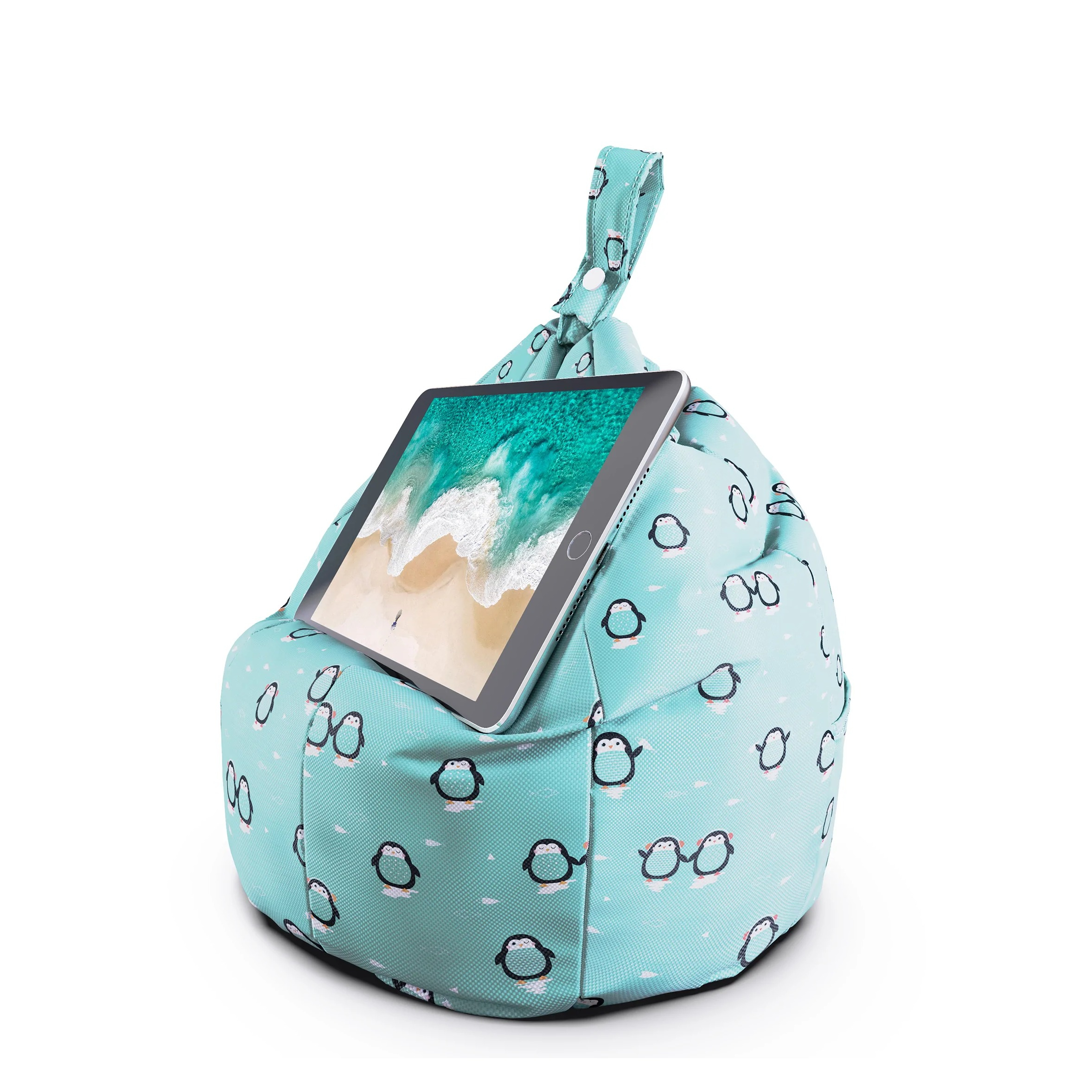 Image of Planet Buddies - Kinder Tablet Kissen Ständer Cushion Viewing Stand Tablet Halter - Pepper the Penguin bei Apfelkiste.ch