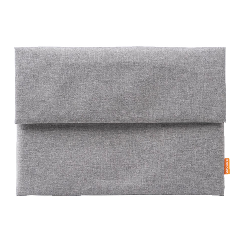 Image of Pofoko - 13.3" Schutztasche MacBook Notebooktasche mit Klettverschluss - Hellgrau bei Apfelkiste.ch