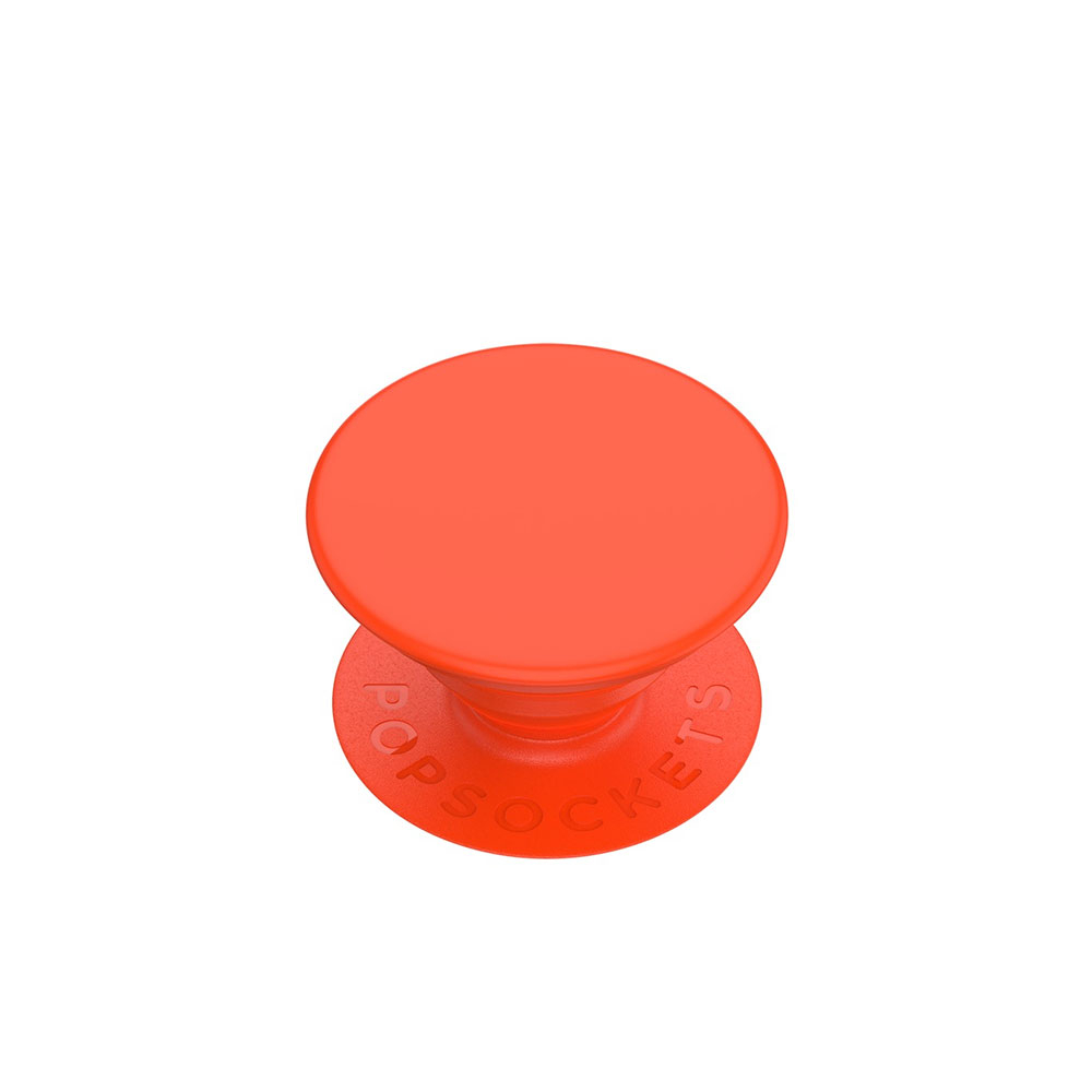 Image of PopSockets - PopGrip Finger Griff Halterung (Austauschbarer Top) für Smartphones / Tablets (802458) - Neon Electric Orange bei Apfelkiste.ch