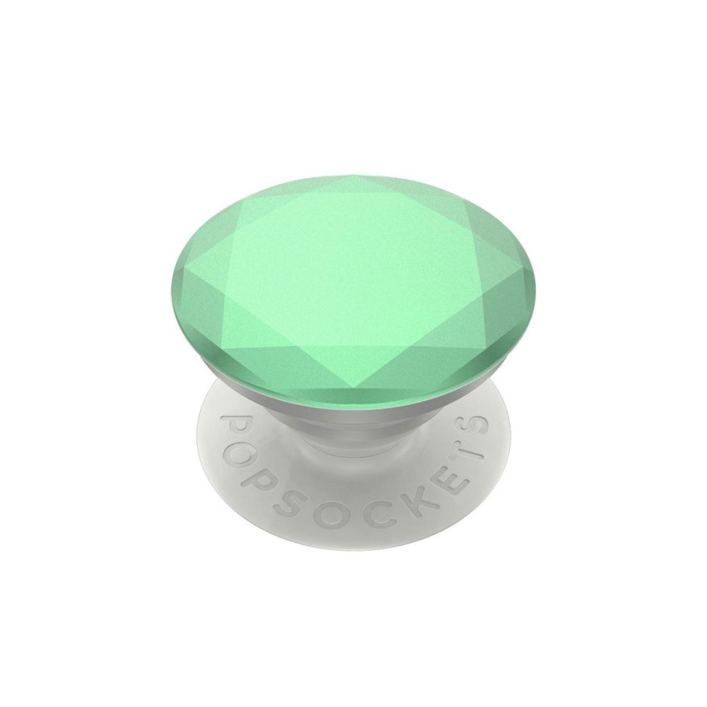 Image of PopSockets - PopGrip Finger Griff Halterung (Austauschbarer Top) für Smartphones / Tablets (801244) - Metallic Diamond Ultra Mint bei Apfelkiste.ch