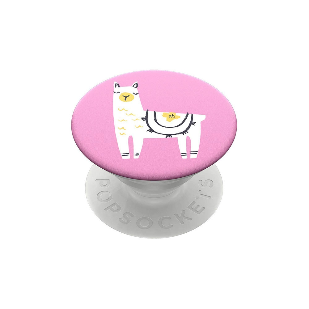 Image of PopSockets - PopGrip Finger Griff Halterung (Austauschbarer Top) für Smartphones / Tablets (800945) - Llama Glama bei Apfelkiste.ch