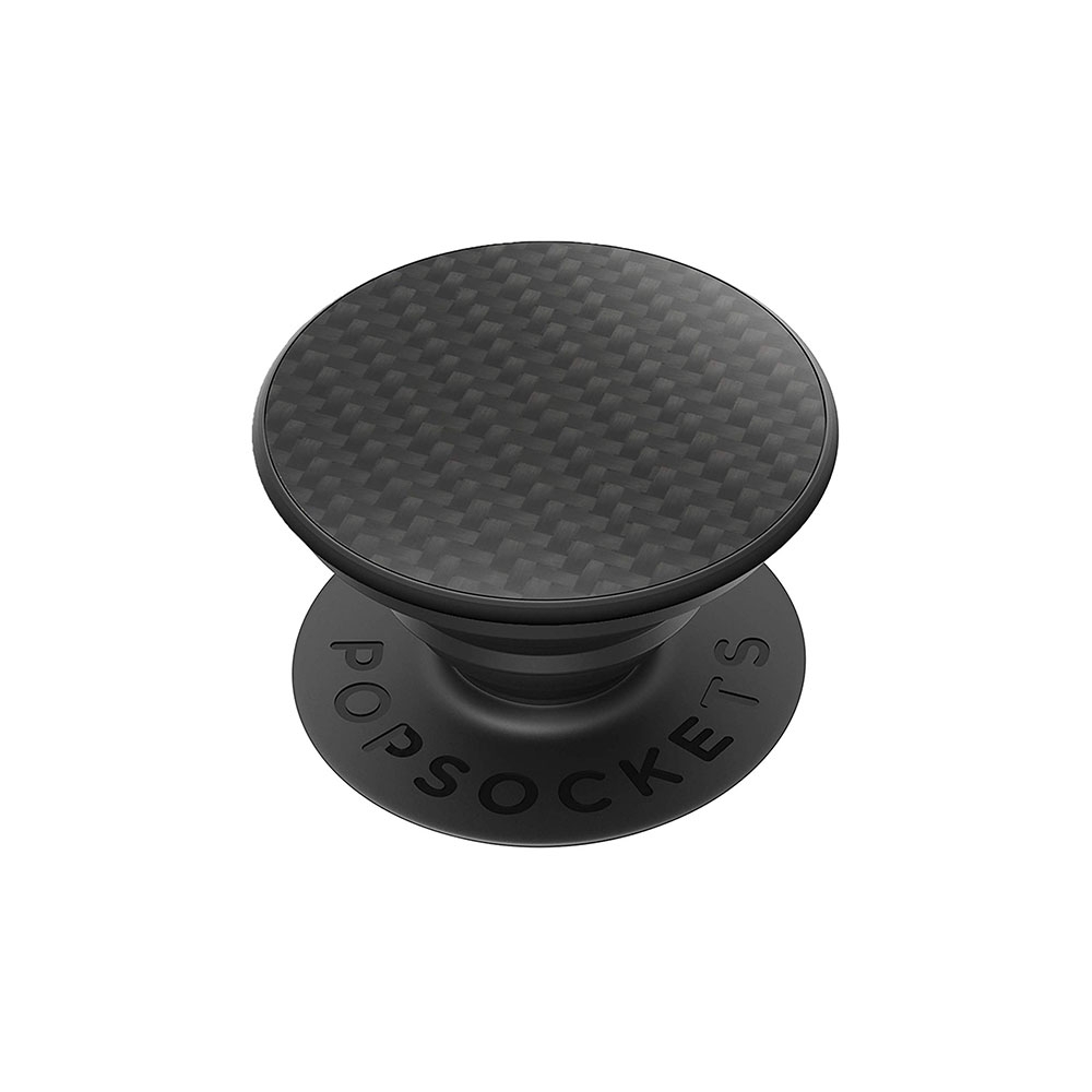 Image of PopSockets - PopGrip Luxe Austauschbare Finger Griff Halterung für Smartphones / Tablets (800927) - Genuine Carbon Fibre bei Apfelkiste.ch