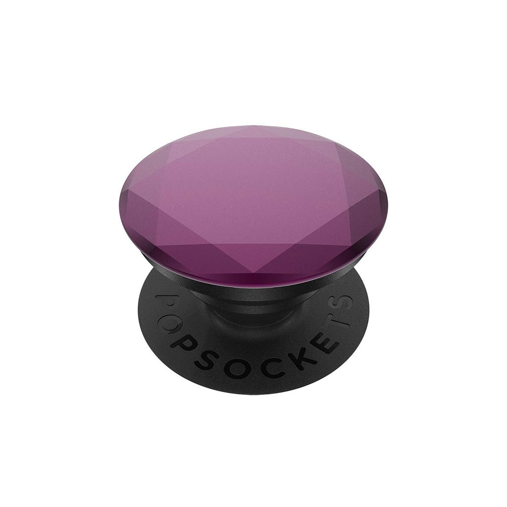Image of PopSockets - PopGrip Premium Finger Griff Halterung (Austauschbarer Top) für Smartphones / Tablets (800939) - Metallic Diamond Mystic Violet bei Apfelkiste.ch