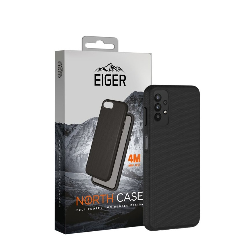 Image of Eiger - Samsung Galaxy A32 (4G) North Case Premium Hybrid Schutzhülle (EGCA00320) - Schwarz bei Apfelkiste.ch