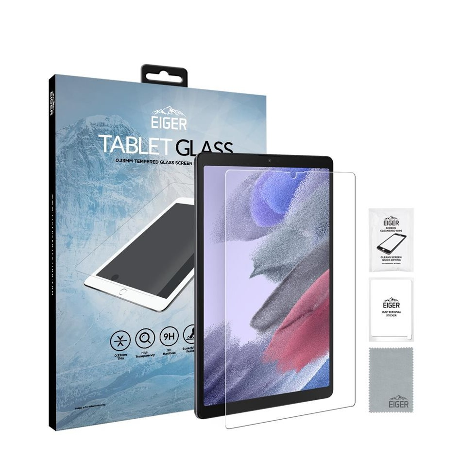 Image of Eiger - Samsung Galaxy Tab A7 Lite 2.5D Panzer Glas Display Case Friendly (EGSP00762) bei Apfelkiste.ch