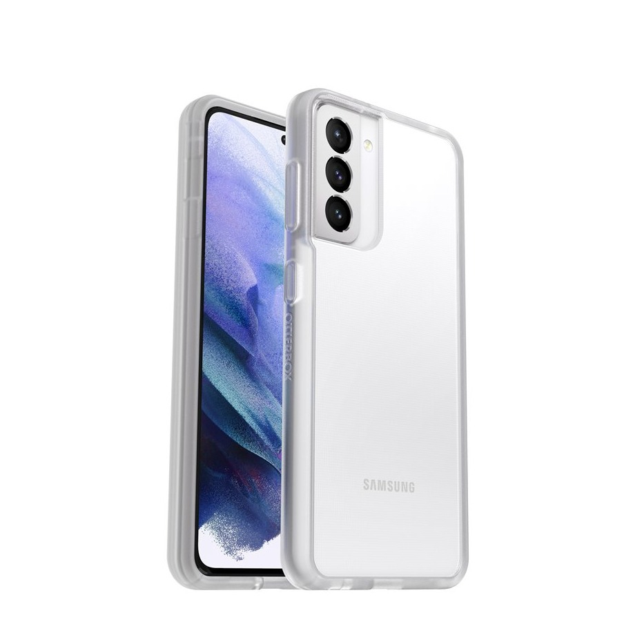 Image of Otterbox - Samsung Galaxy S21 5G Hybrid Hülle TPU Bumper + Hardcase Rückseite React Series (77-81227) - Transparent bei Apfelkiste.ch