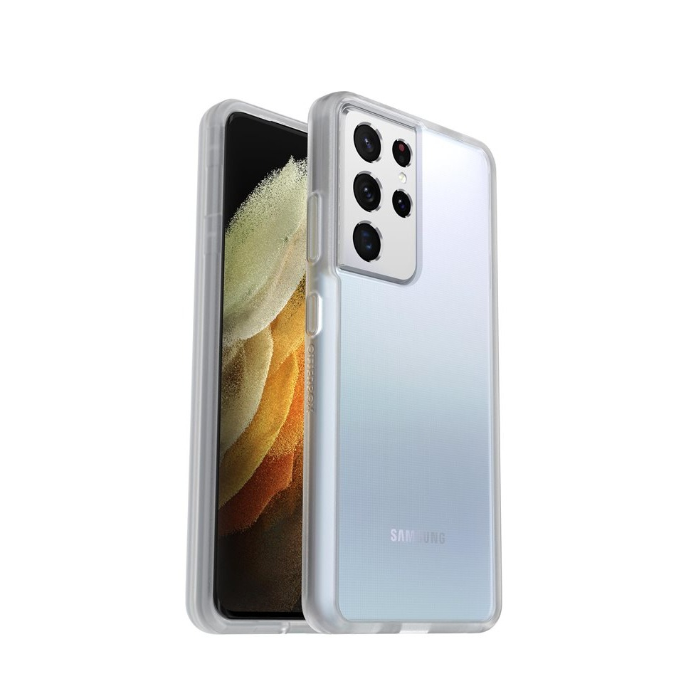 Image of Otterbox - Samsung Galaxy S21 Ultra 5G Hybrid Hülle TPU Bumper + Hardcase Rückseite React Series (77-81221) - Transparent bei Apfelkiste.ch
