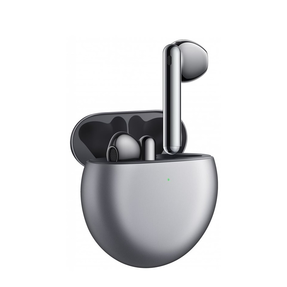Image of Huawei - FreeBuds 4 ANC Stereo Bluetooth Wireless Kopfhörer inkl. Ladecase + Active Noise Cancelling (55034496) - Silver Frost bei Apfelkiste.ch