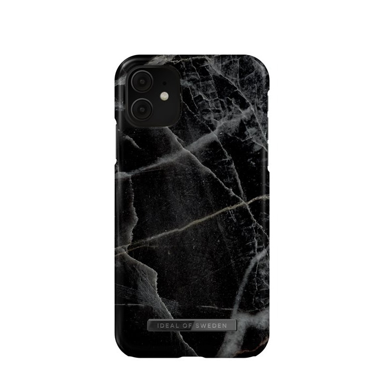 Image of iDeal of Sweden - iPhone 11 / iPhone Xr Hardcase Hülle (IDFCAW21-I1961-358) - Black Thunder Marble bei Apfelkiste.ch