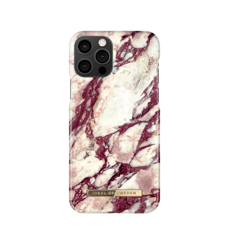 Image of iDeal of Sweden - iPhone 12 / iPhone 12 Pro Hardcase Hülle (IDFCMR21-I2061-378) - Calacatta Ruby Marble bei Apfelkiste.ch