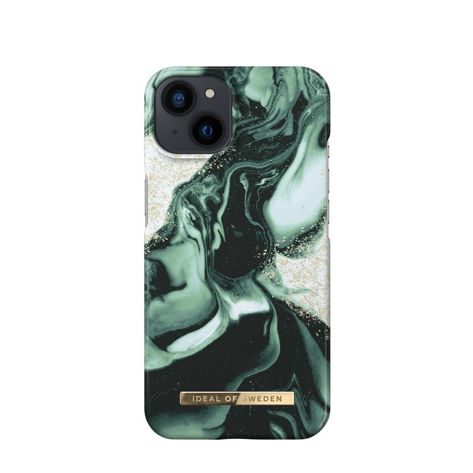 Image of iDeal of Sweden - iPhone 13 Hardcase Hülle (IDFCAW21-I1261-320) - Golden Olive Marble bei Apfelkiste.ch