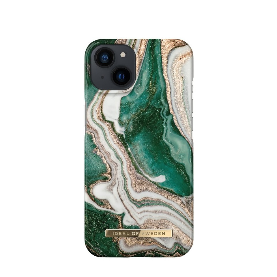 Image of iDeal of Sweden - iPhone 13 Hardcase Hülle (IDFCAW18-I2161-98) - Golden Jade Marble bei Apfelkiste.ch