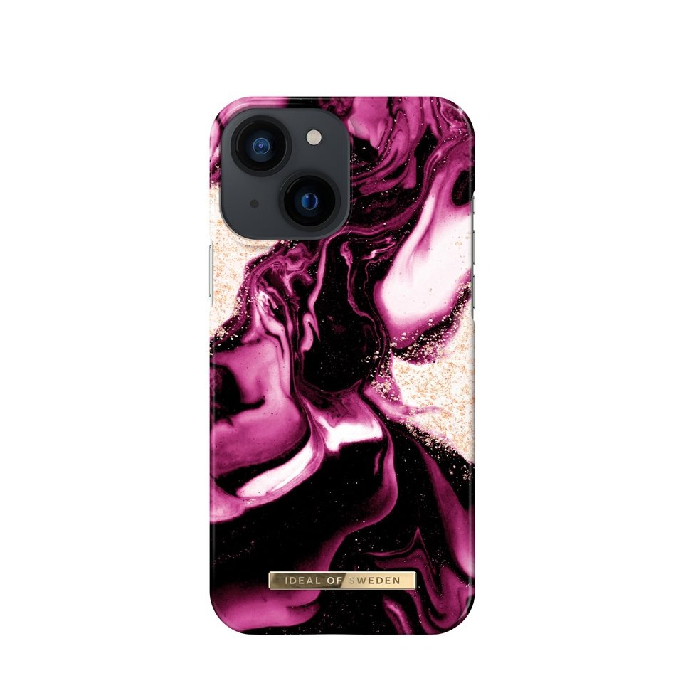 Image of iDeal of Sweden - iPhone 13 Mini Hardcase Hülle (IDFCAW21-I2154-319) - Golden Ruby Marble bei Apfelkiste.ch