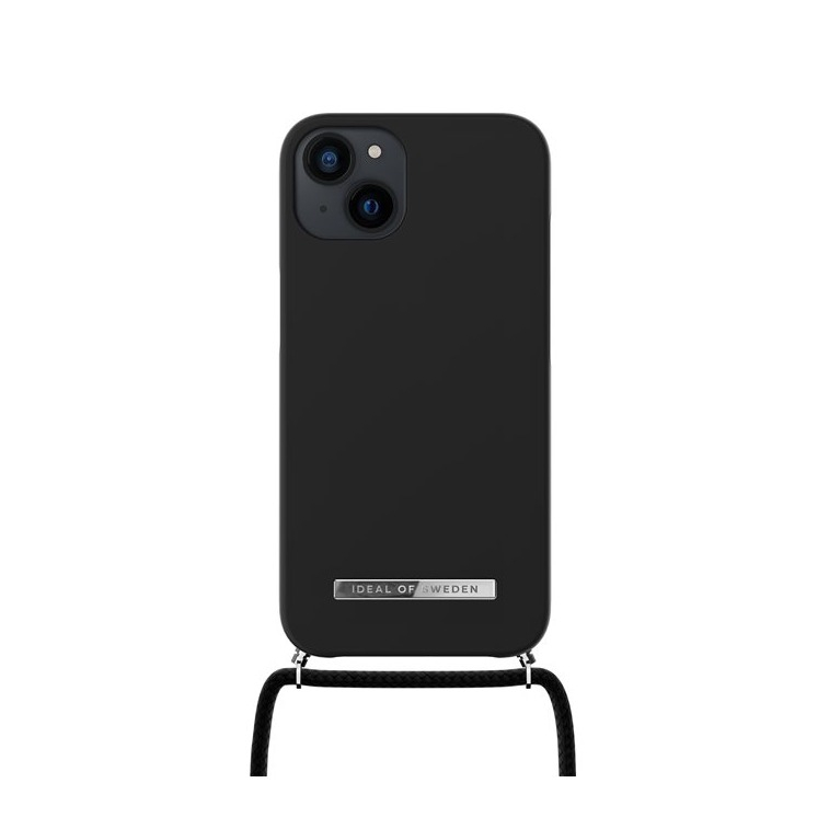 Image of iDeal of Sweden - iPhone 13 Necklace Case Hardcase Hülle Ordinary + Handykette (IDONCAW21-I2161-338) - Ultra Black bei Apfelkiste.ch