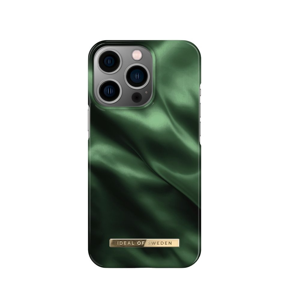 Image of iDeal of Sweden - iPhone 13 Pro Hardcase Hülle (IDFCAW19-I2161P-154) - Emerald Satin bei Apfelkiste.ch