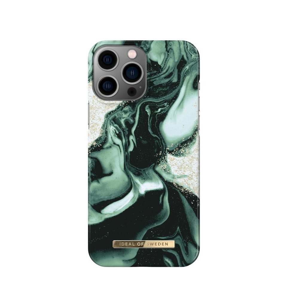 Image of iDeal of Sweden - iPhone 13 Pro Max Hardcase Hülle (IDFCAW21-I2167-320) - Golden Olive Marble bei Apfelkiste.ch