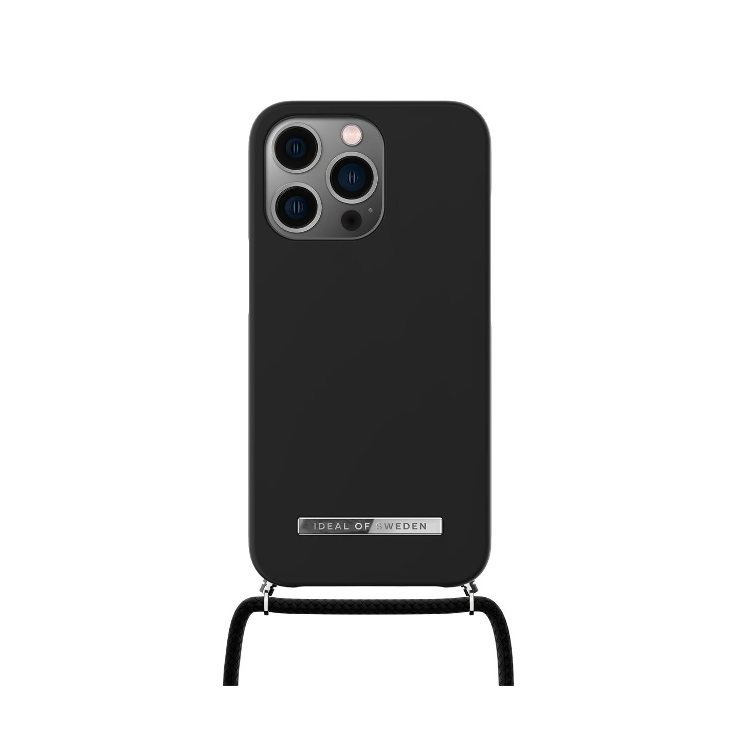 Image of iDeal of Sweden - iPhone 13 Pro Necklace Case Hardcase Hülle Ordinary + Handykette (IDONCAW21-I2161P-338) - Ultra Black bei Apfelkiste.ch