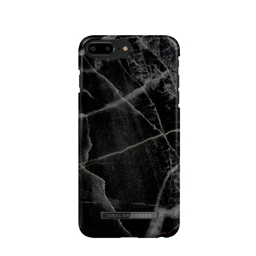 Image of iDeal of Sweden - iPhone 8 Plus / 7 Plus / 6S Plus / 6 Plus Hardcase Hülle (IDFCAW21-I7P-358) - Black Thunder Marble bei Apfelkiste.ch