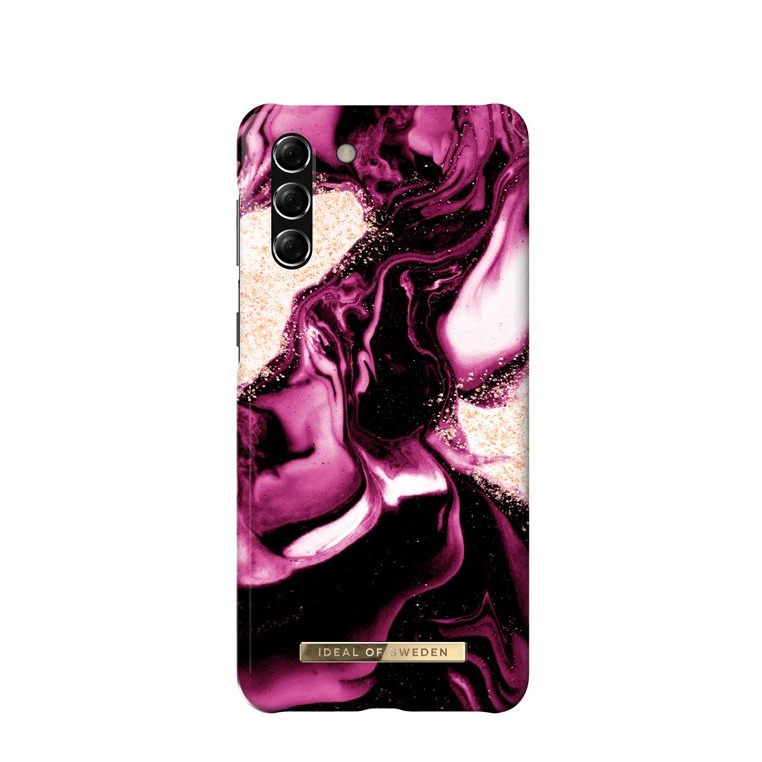 Image of iDeal of Sweden - Samsung Galaxy S21+ Plus 5G Hardcase Hülle (IDCFAW21-S21P-319) - Golden Ruby Marble bei Apfelkiste.ch