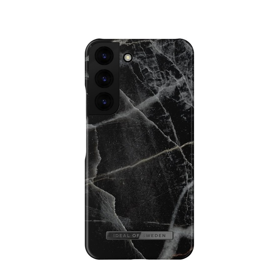 Image of iDeal of Sweden - Samsung Galaxy S22 5G Hardcase Hülle (IDFCAW21-S22-358) - Black Thunder Marble bei Apfelkiste.ch