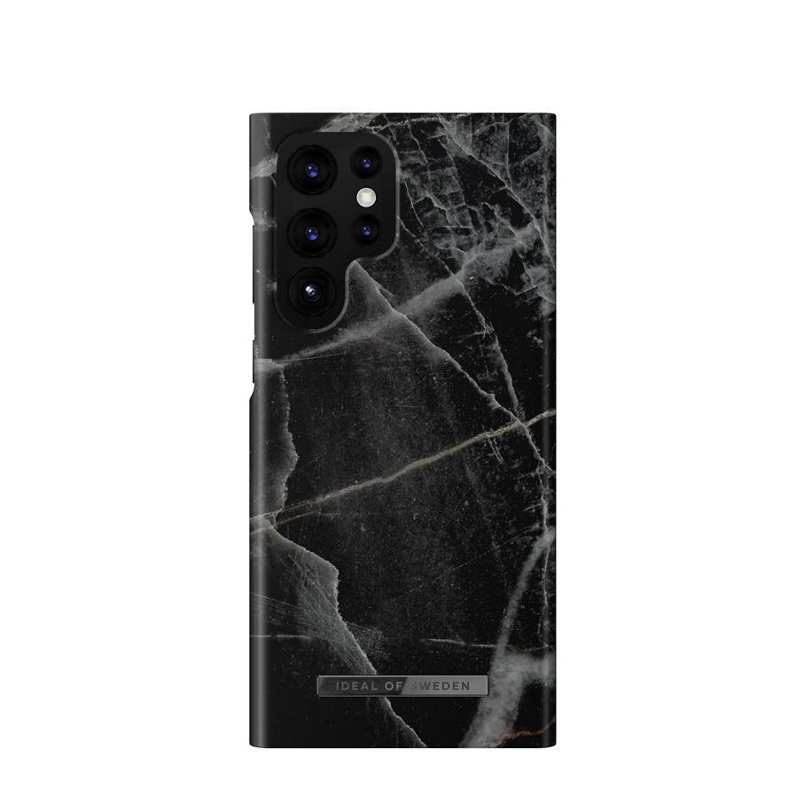 Image of iDeal of Sweden - Samsung Galaxy S22 Ultra 5G Hardcase Hülle (IDFCAW21-S22U-358) - Black Thunder Marble bei Apfelkiste.ch