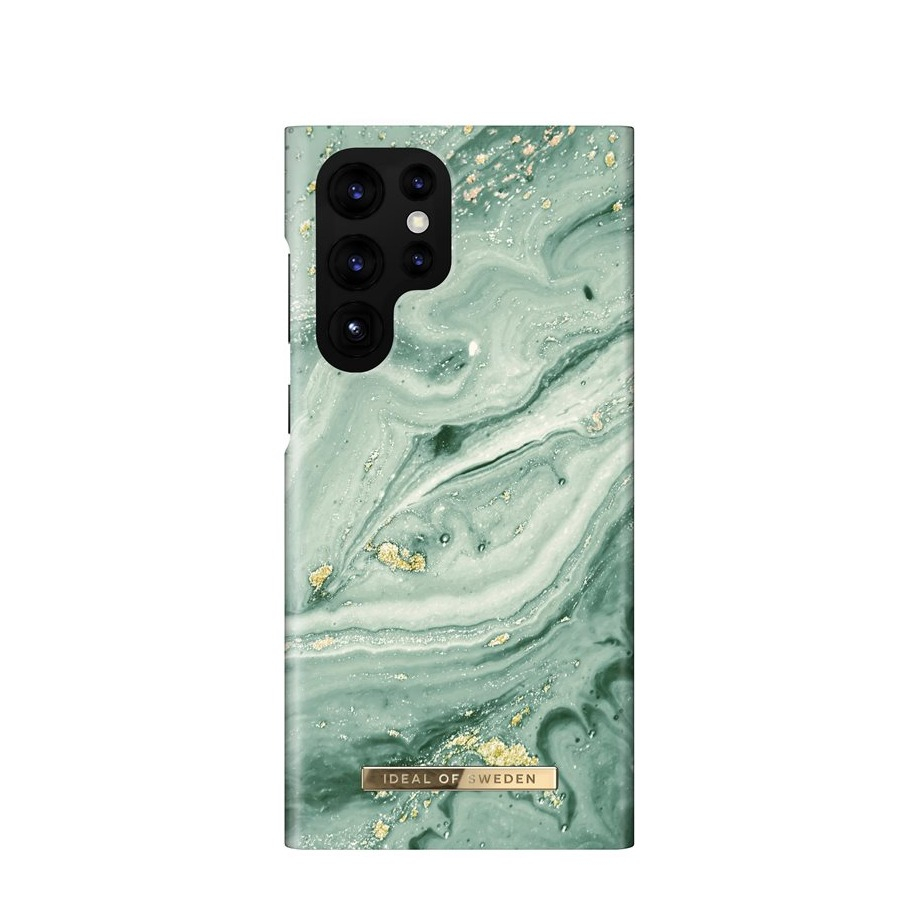Image of iDeal of Sweden - Samsung Galaxy S22 Ultra 5G Hardcase Hülle (IDFCSS21-S22U-258) - Mint Swirl Marble bei Apfelkiste.ch