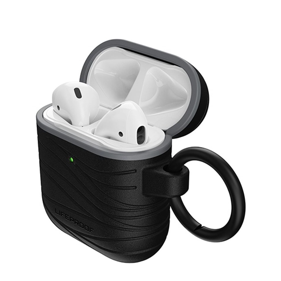 Image of Lifeproof - AirPods (1. & 2. Generation) Schutzhülle aus recyceltem Ozeanplastik (77-83824) - Schwarz bei Apfelkiste.ch
