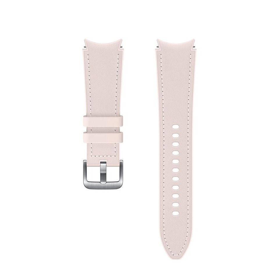 Image of (M/L) Samsung - Galaxy Watch 4 Classic (42 mm / 46 mm) Echtleder Armband Hybrid 20mm (ET-SHR89LPEGEU) - Rosa bei Apfelkiste.ch