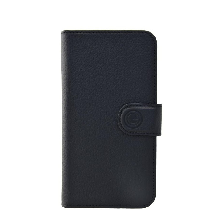 Image of Mike Galeli - 2in1 iPhone 13 Pro Echtleder Magnet Wallet Case Tasche Flip Cover (JOSSIP12PRO-M01) - Schwarz bei Apfelkiste.ch