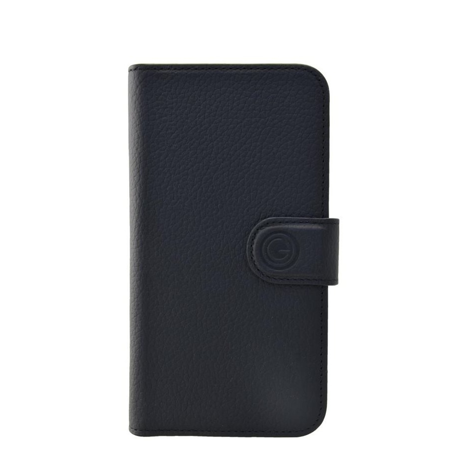 Image of Mike Galeli - 2in1 iPhone 13 Pro Max Echtleder Magnet Wallet Case Tasche Flip Cover (JOSSIP13MAX-M01) - Schwarz bei Apfelkiste.ch