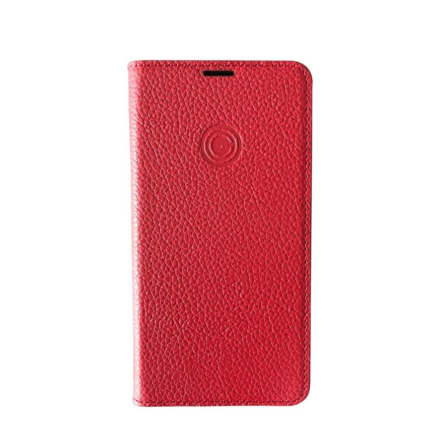 Image of Mike Galeli - Samsung Galaxy S22 5G Echtleder Book Case Tasche Flip Cover Hand Made (MARCS22-M04) - Rot bei Apfelkiste.ch
