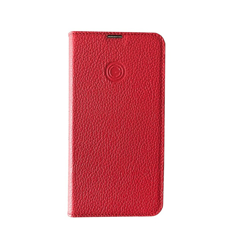 Image of Mike Galeli - Samsung Galaxy S22+ Plus 5G Echtleder Book Case Tasche Flip Cover Hand Made (MARCS22-M04) - Rot bei Apfelkiste.ch