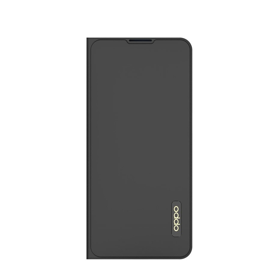 Image of Oppo - Reno6 5G Protective Case Flip Cover Leder Book Tasche (3062606) - Schwarz bei Apfelkiste.ch