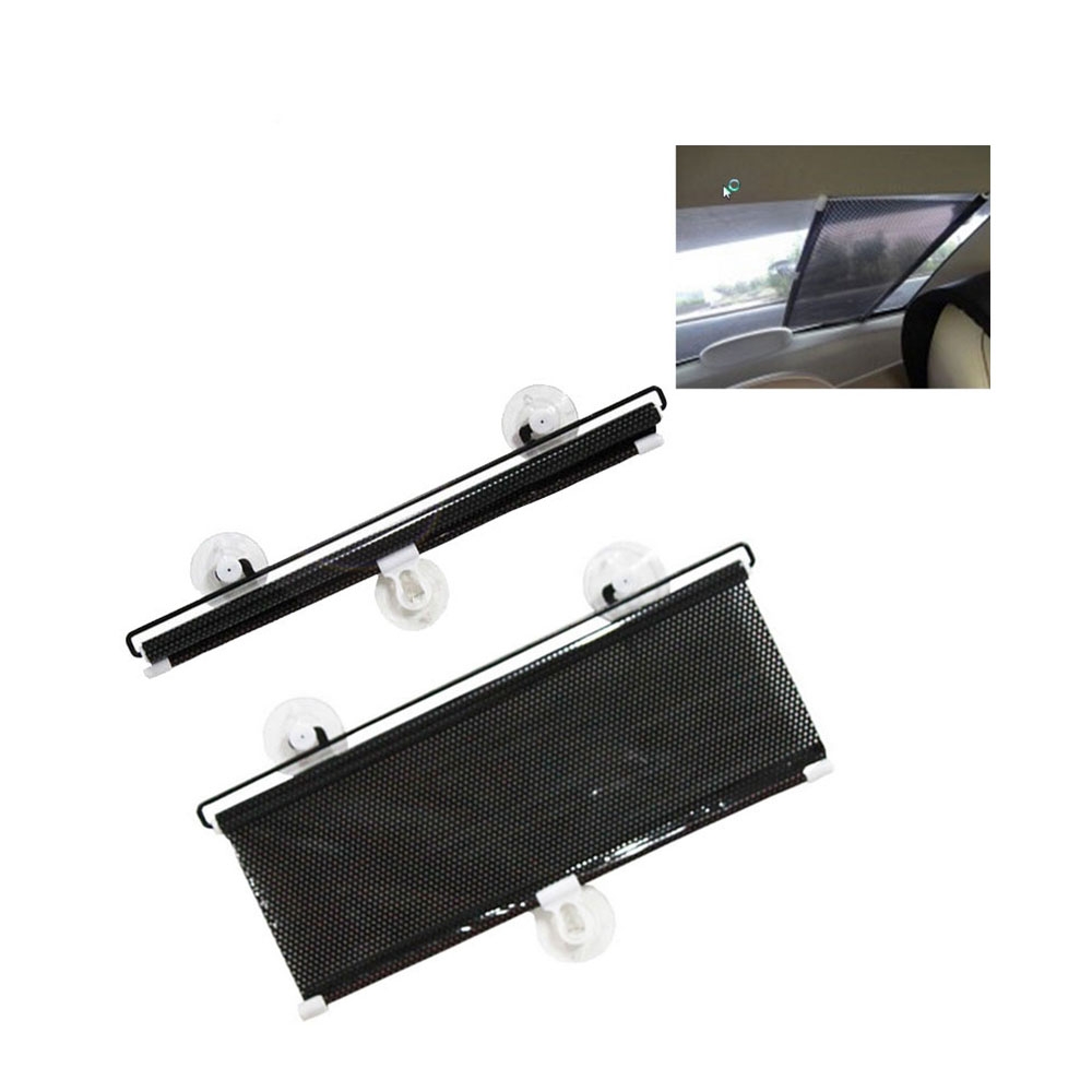 Image of (50x125cm) Praktische Sonnenblende Sonnenschutz für das Auto mit Saugnapfhalterung - Schwarz bei Apfelkiste.ch