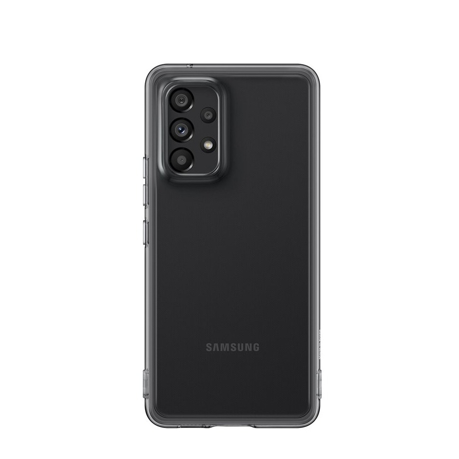 Image of Samsung - Galaxy A53 5G Soft Clear Cover Hülle (EF-QA536TBEGWW) - Schwarz bei Apfelkiste.ch