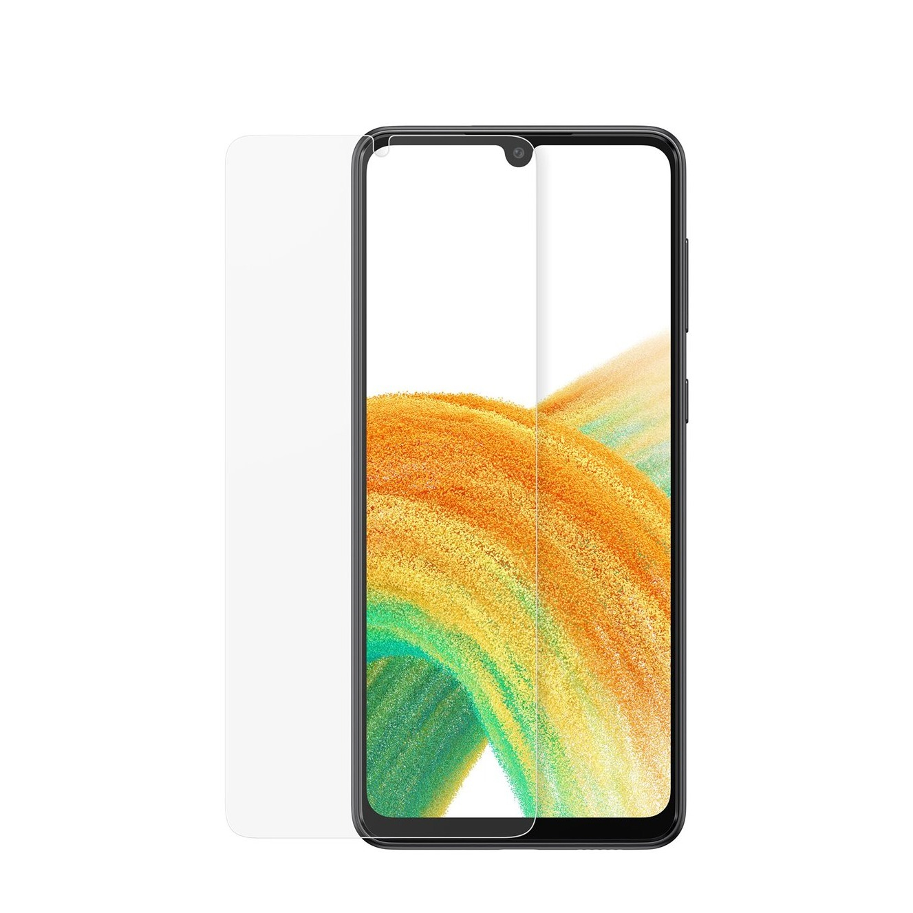 Image of Samsung - Galaxy A33 5G Tempered Glass Display + Montagehilfe Case Friendly (EF-FA336TTEGWW) bei Apfelkiste.ch