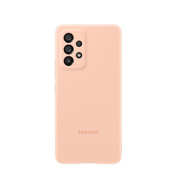 Image of Samsung - Galaxy A53 5G Silikon Cover Hülle (EF-PA536TPEGWW) - Peach (Orange) bei Apfelkiste.ch