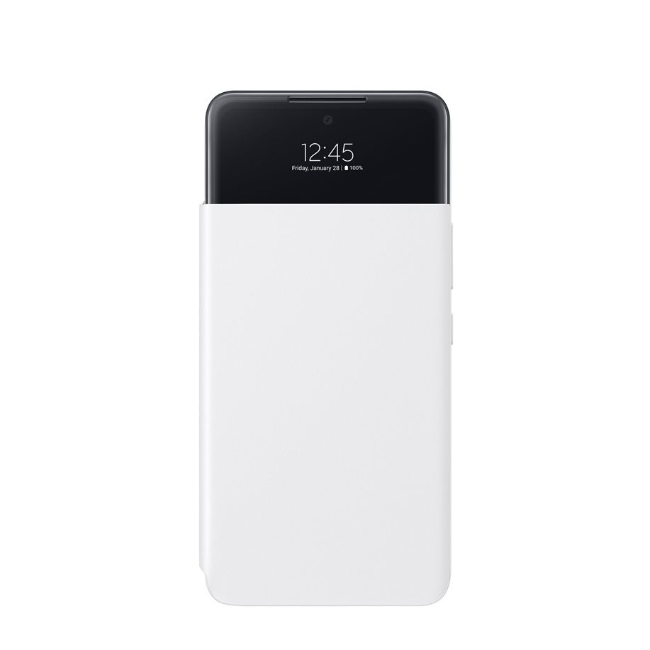 Image of Samsung - Galaxy A53 5G Antibakterielle Smart S View Cover Flipcase Hülle (EF-EA536PWEGEW) - Weiss bei Apfelkiste.ch
