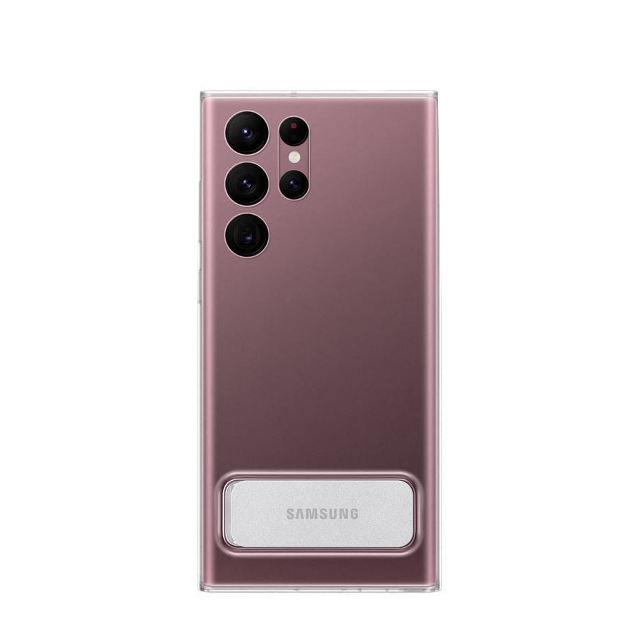 Image of Samsung - Galaxy S22 Ultra 5G Clear Standing Cover Schutzhülle (EF-JS908CTEGWW) - Transparent bei Apfelkiste.ch