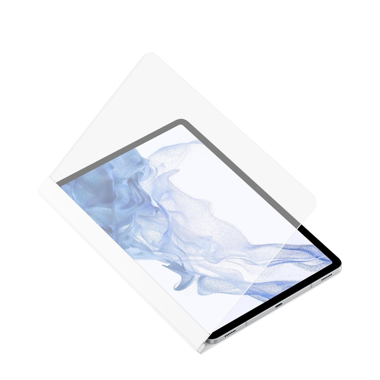 Image of Samsung - Galaxy Tab S8 / Tab S7 Antibakterielle Note View Cover Tasche (EF-ZX700PWEGEU) - Weiss bei Apfelkiste.ch