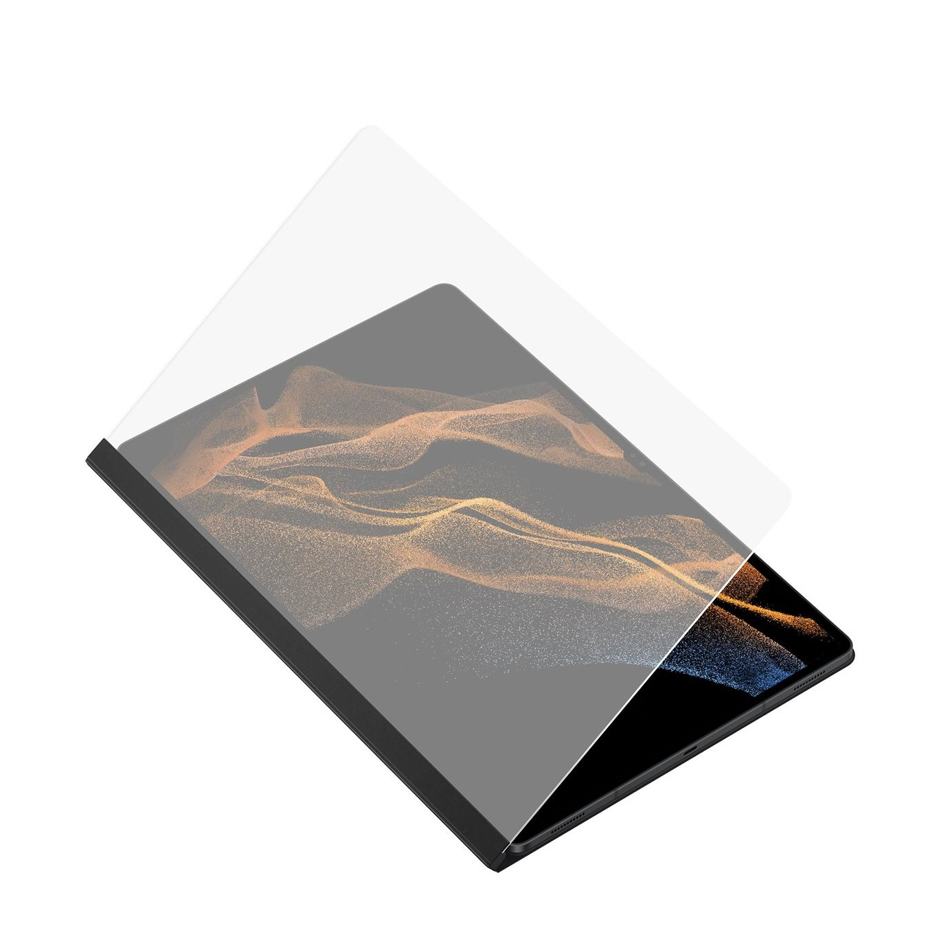 Image of Samsung - Galaxy Tab S8 Ultra Antibakterielle Note View Cover Tasche (EF-ZX900PBEGEU) - Schwarz bei Apfelkiste.ch