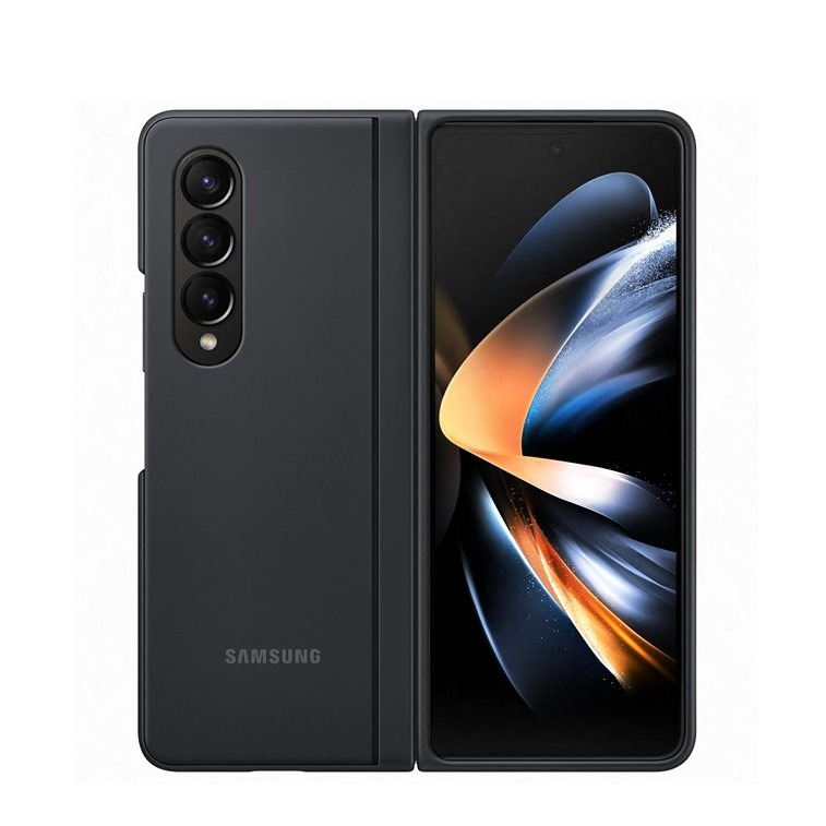 Image of Samsung - Galaxy Z Fold4 5G Silikon Standing Cover Hülle (EF-MF936CBEGWW) - Schwarz bei Apfelkiste.ch