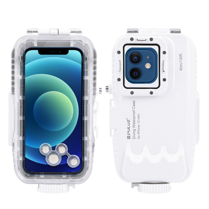 Image of Puluz - iPhone 12 Mini Unterwasser Case Hülle Taucher Schutzgehäuse (40m) bei Apfelkiste.ch
