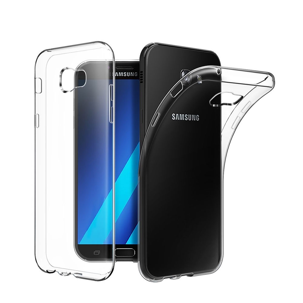 Image of QPart - Samsung Galaxy A5 (2017) Silicone Case Air Hülle Ultra Thin 0.6 mm - Transparent bei Apfelkiste.ch