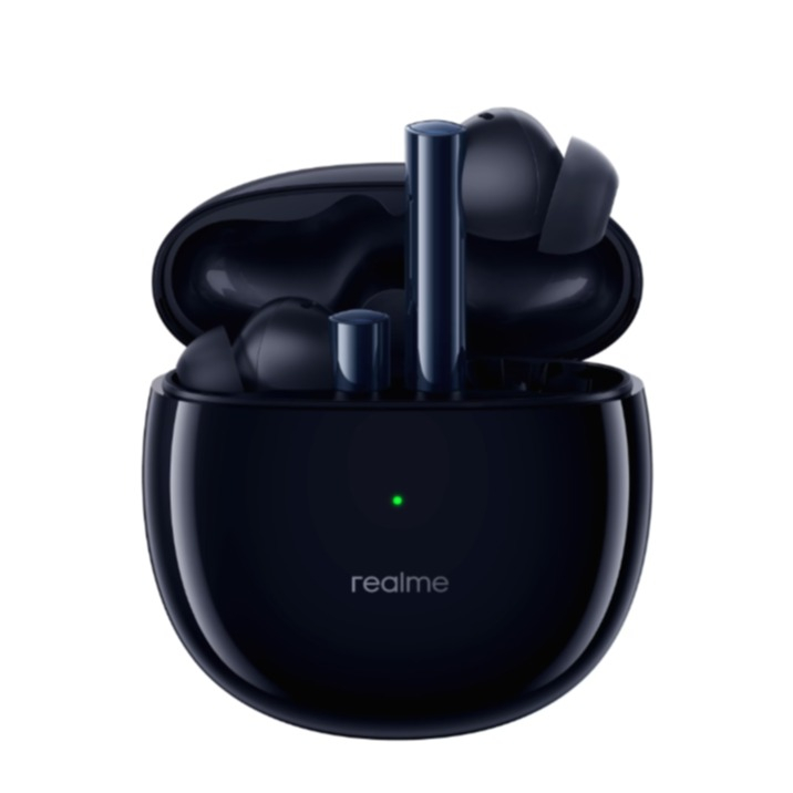 Image of realme - Buds Air 2 Bluetooth 5.2 In-Ear Kopfhörer ANC Headset + Ladecase - Schwarz bei Apfelkiste.ch