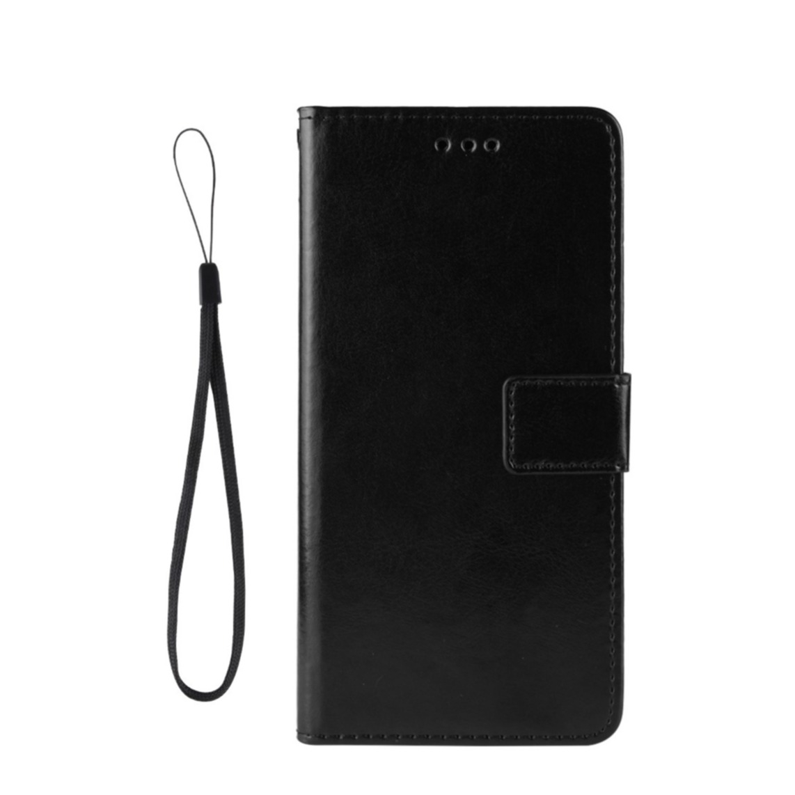 Image of Realme GT Master Leder Tasche Flip Cover mit Kartenfächer - Schwarz (Glanz) bei Apfelkiste.ch