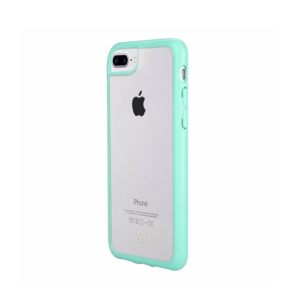 Image of Redneck - iPhone 8 Plus / 7 Plus / 6S Plus / 6 Plus TPU Bumper Airluxe Hardcase Hülle Air Cushion Fallschutz - Türkis / Transparent bei Apfelkiste.ch