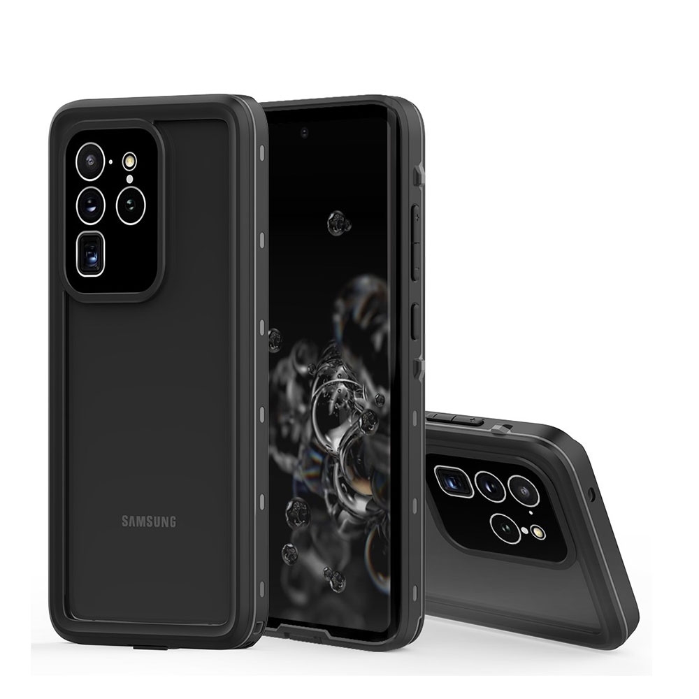 Image of Redpepper - Samsung Galaxy S20 Ultra / S20 Ultra 5G Wasserfeste Outdoor Schutz Hülle (IP68) - Schwarz bei Apfelkiste.ch