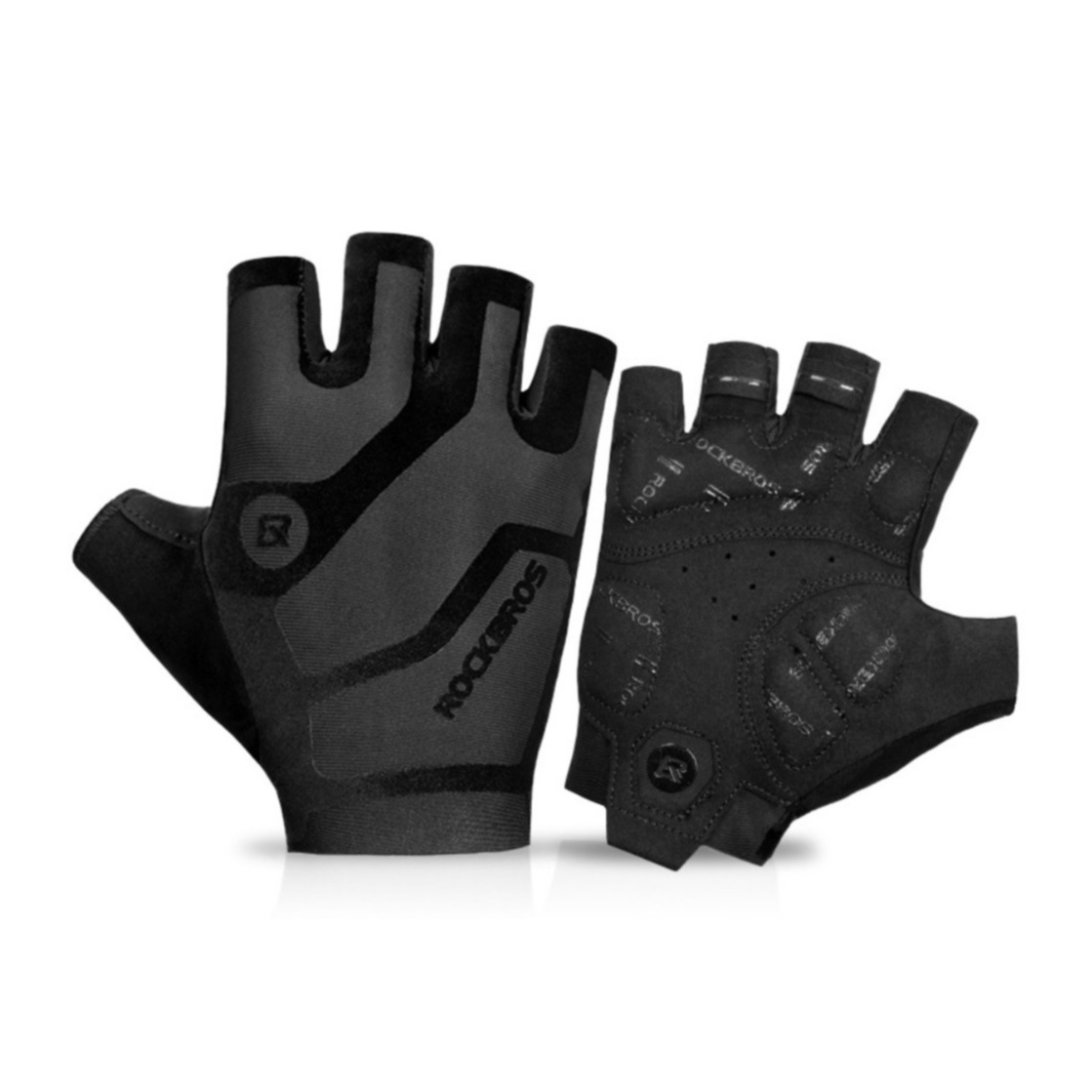 Image of RockBros - (Gr. XL) Unisex Gym Fitness Trainingshandschuhe Atmungsaktiv Rutschfest für Krafttraining / Boxen / Crossfit - Schwarz bei Apfelkiste.ch